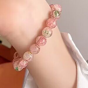 Pink Cherry Blossom Bracelet - New